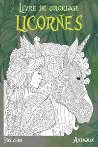 Livre de coloriage - Pas cher - Animaux - Licornes