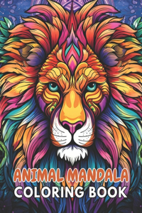 Animal Mandala Coloring Book for Adults