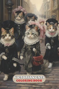 Victorian Cats Coloring Book