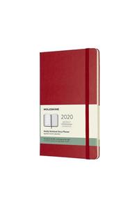 2020 12 MONTH LARGE WEEKLY DIARY SCARLET