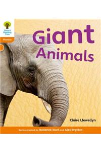 Oxford Reading Tree: Level 6: Floppy's Phonics Non-Fiction: Giant Animals