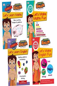 Chhota Bheem Gurukool (Pack 6) Combo of Four Books