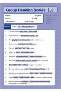 Group Reading Scales Test 1 (Primary) Form A