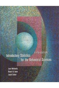 Introductory Statistics - for the Behavioral Sciences 5e (Wse)