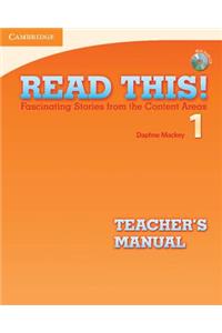 Read This! Level 1 Teacher's Manual with Audio CD