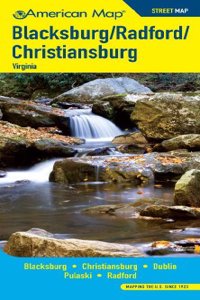 Blacksburg / Radford / Christiansburg Va Street Map(upc Updated)