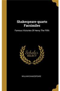 Shakespeare-quarto Facsimiles