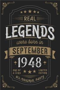 Real Legends were born in September 1948
