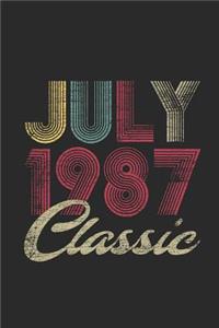 Classic July 1987