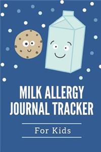 Milk Allergy Journal Tracker For Kids