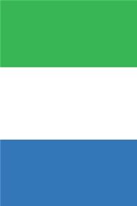 Sierra Leone Travel Journal - Sierra Leone Flag Notebook - Sierra Leonean Flag Book