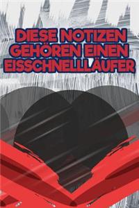 Diese Notizen Gehören Einen Eisschnellläufer