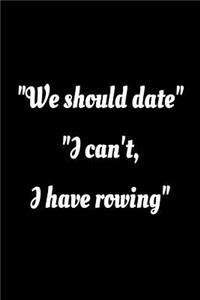 Cool Notebook for a Sculling Lover, College Ruled Journal