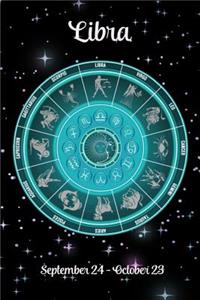 Zodiac Undated Weekly Planner - Libra September 24 - October 23