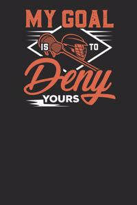 My Goal is to Deny Yours