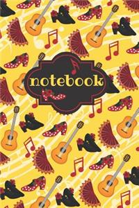 Notebook: Flamenco Journal / Notebook Lined Pages