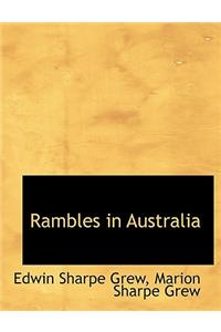 Rambles in Australia
