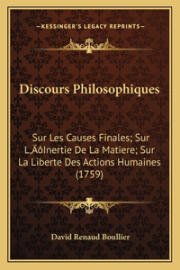 Discours Philosophiques