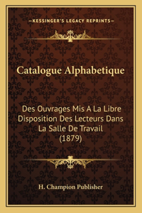 Catalogue Alphabetique