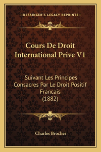 Cours De Droit International Prive V1