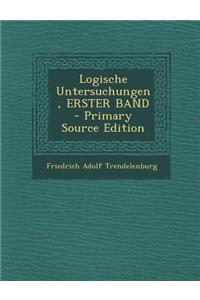 Logische Untersuchungen, Erster Band