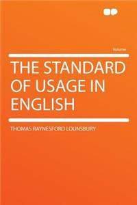 The Standard of Usage in English