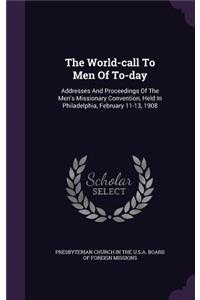 World-call To Men Of To-day