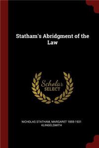 Statham's Abridgment of the Law