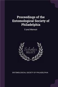 Proceedings of the Entomological Society of Philadelphia