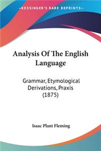 Analysis Of The English Language
