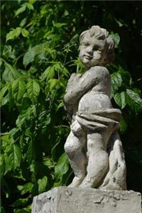 Cherub Statue in the Garden Journal