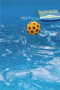 Beach Ball in a Swimming Pool Journal: 150 Page Lined Notebook/Diary: 150 Page Lined Notebook/Diary