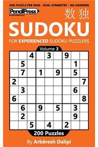 Sudoku Book for Experienced Puzzlers: 200 Puzzles (Volume 3)