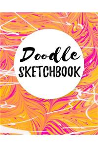 Doodle Sketchbook: Dot Grid Journal Notebook