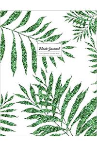Blank Journal (Diary, Notebook) - Tropical Greenery Minimalist Design