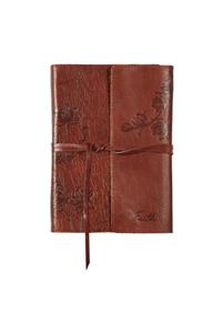 Journal Wrap Leather Brown Faith