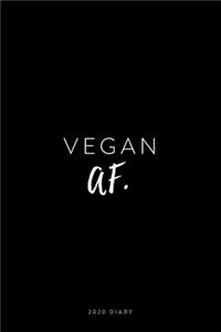 2020 Diary; Vegan AF