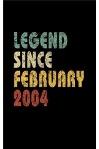 Legend Since February 2004