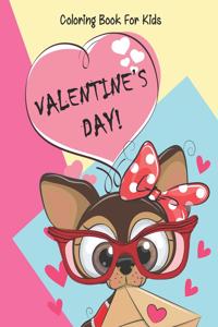 Valentine's Day coloring book for kids