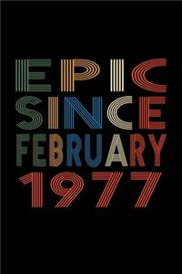 Epic Since February 1977