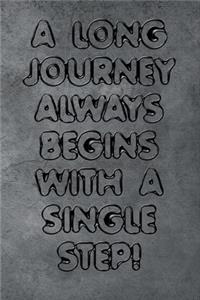 happy new year quote for a a new journey notebook gift