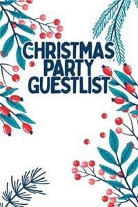 Christmas Party Guest List