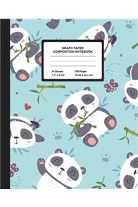 Graph Paper Composition Notebook