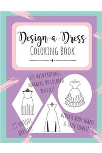 Design-a-Dress Coloring Book