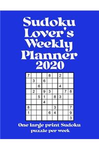 Sudoku Lover's Weekly Planner 2020