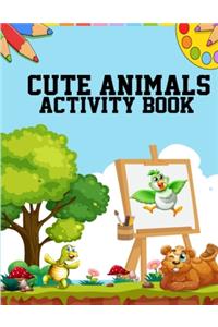 Cute Animals Activity Book