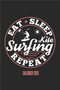 Eat Sleep Kitesurfing Repeat Calender 2020