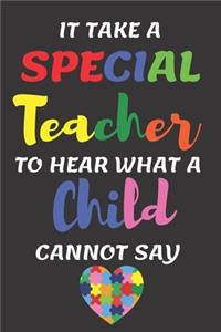 It Takes a Special Teacher to Hear What a Child Cannot Say