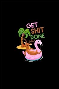 Get Shit Done sloth and Flamingo