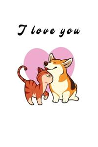Notizbuch I love you
